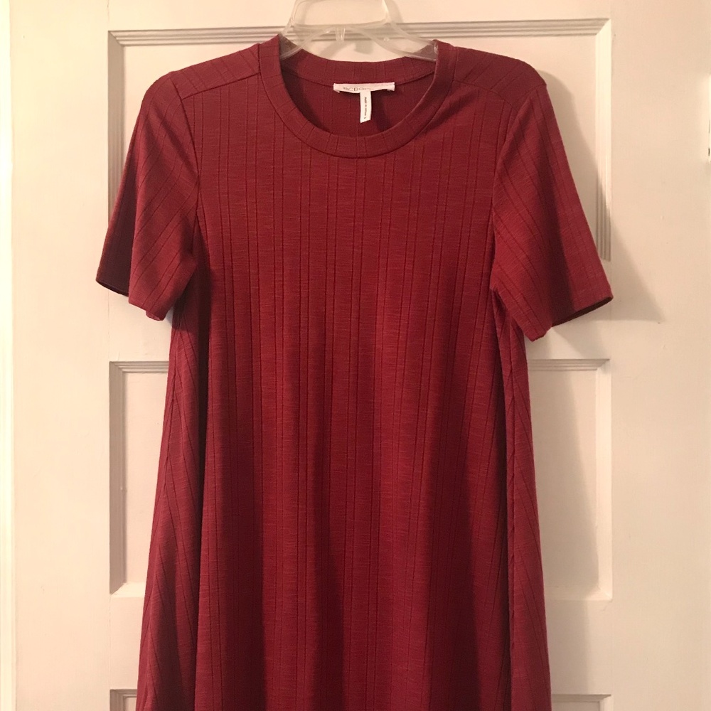 BCBGeneration Ribbed Knit A-Line Dress - Picture 2 of 5